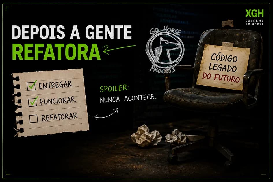 Depois a gente refatora