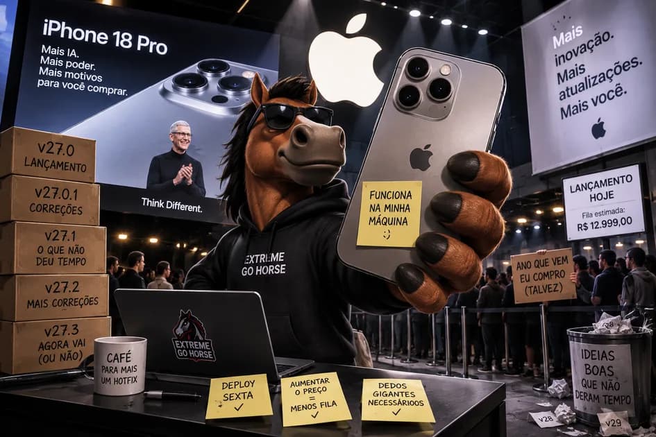 E se o novo iPhone fosse um projeto Go Horse